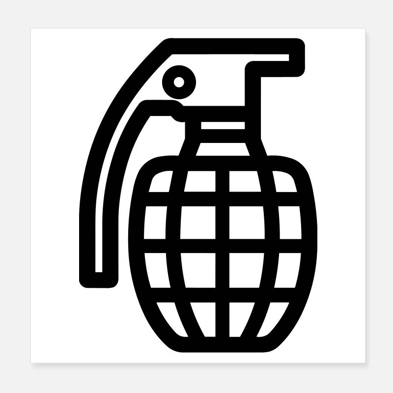 grenade Poster 20 x 20 cm