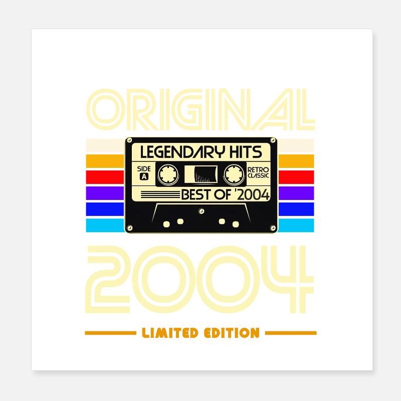 Original 2004 Limited Edition Poster 20 x 20 cm