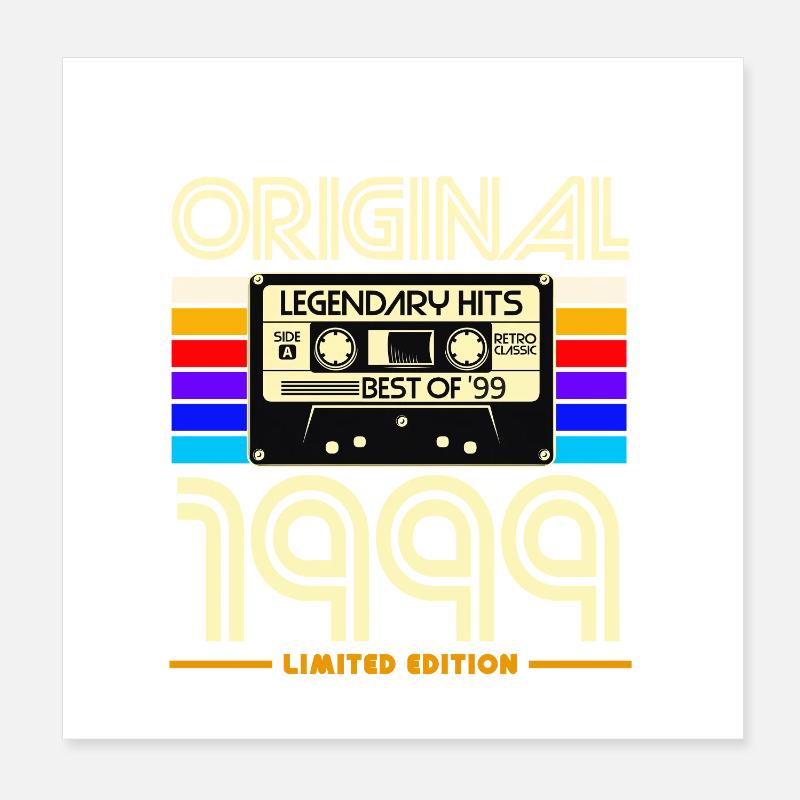 Original 1999 Limited Edition Poster 8" x 8" (20x20 cm)