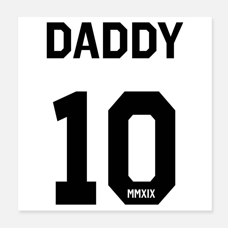 Daddy 2019 Poster 20x20 cm
