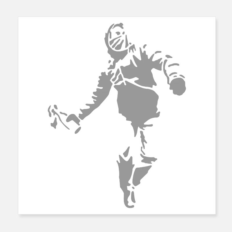 Révolution de démonstration Poster 20 x 20 cm