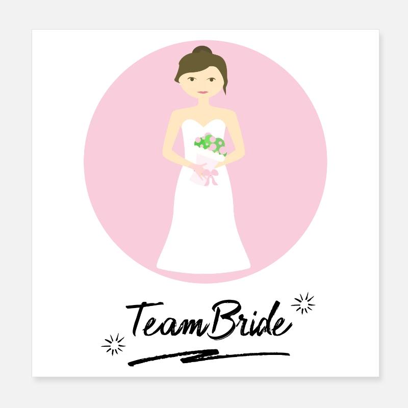 bride Poster 8" x 8" (20x20 cm)