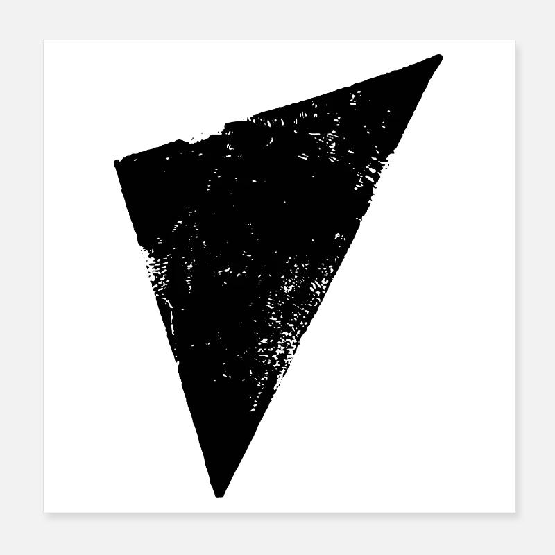 Dreieck | Polygon | Triangle Poster 20x20 cm