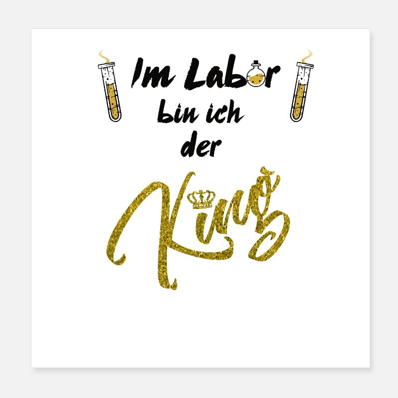 Labor King Poster 20x20 cm