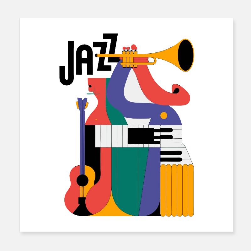 Conception de composition musicale astucieuse Poster 20 x 20 cm