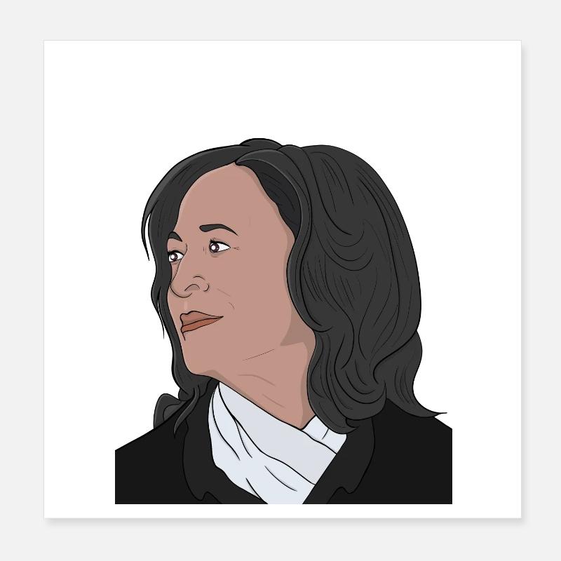 Die unglaubliche Kamala Harris Poster 20x20 cm