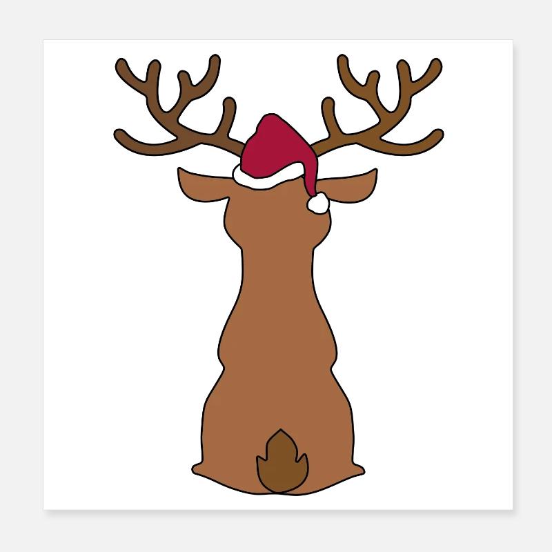 Christmas Poster 8" x 8" (20x20 cm)