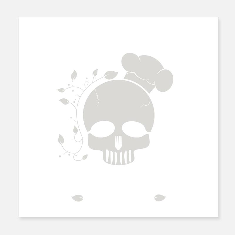 Skull's Diner Poster 20x20 cm