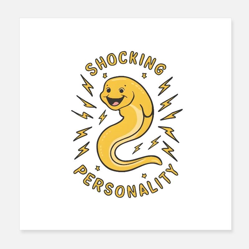 Shocking Personality Poster 8" x 8" (20x20 cm)