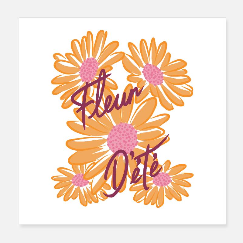Fleur Déte Poster 20 x 20 cm