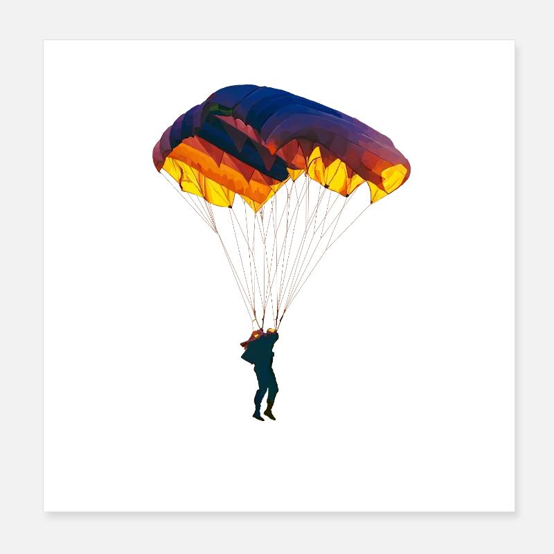 Parachute Poster 8" x 8" (20x20 cm)