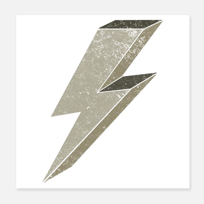 Des designs d'éclairage élégants pour l'énergie 3D Poster 20 x 20 cm