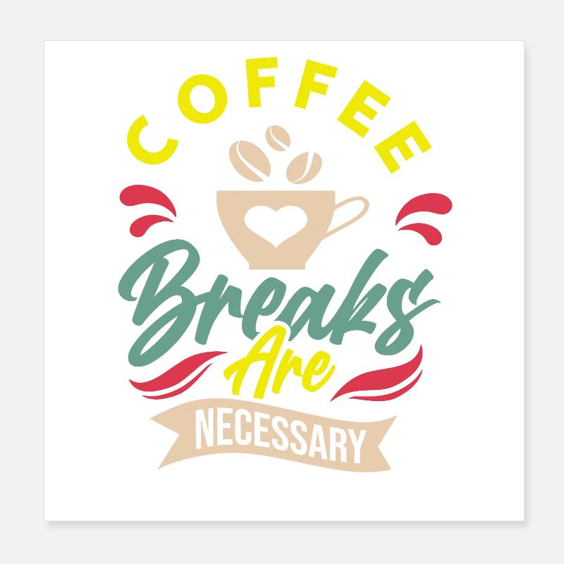 pause-café Poster 20 x 20 cm