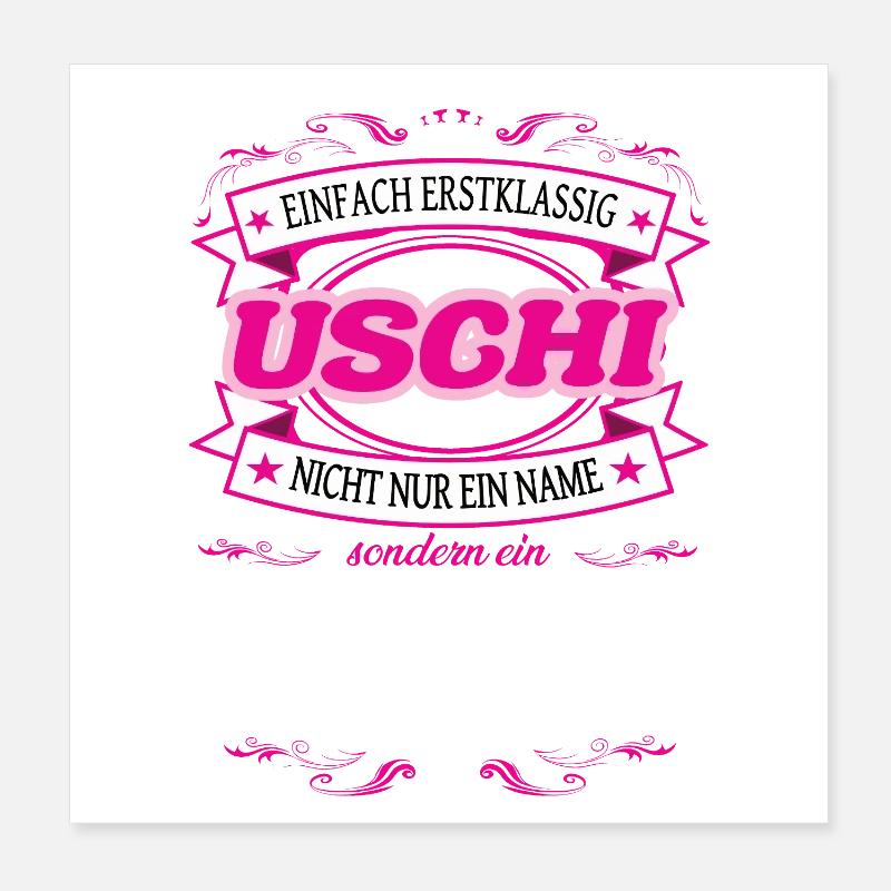 Quality feature Uschi simply first-class Poster 8" x 8" (20x20 cm)