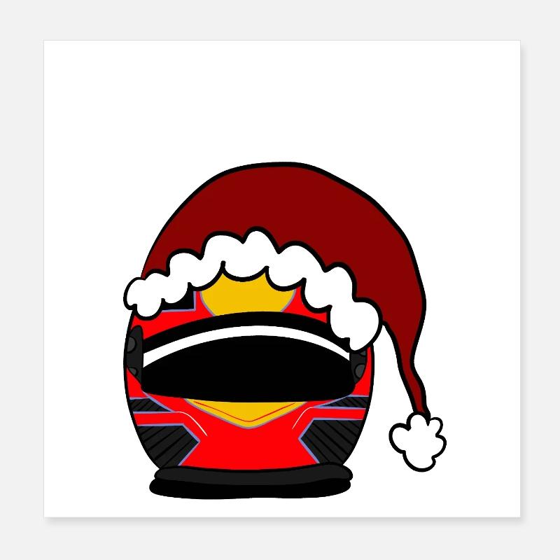 Helm Poster 20x20 cm