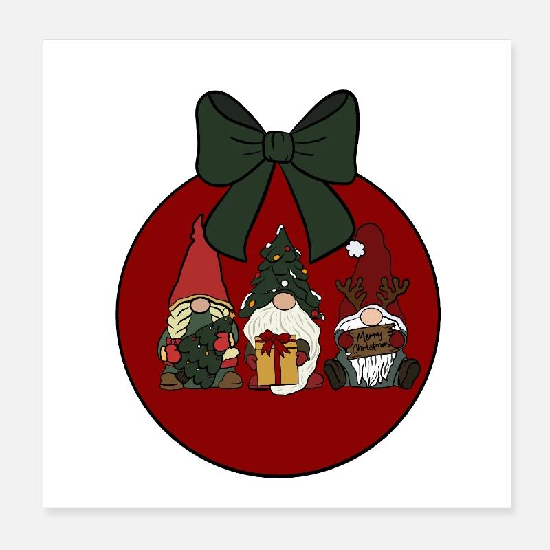 Wichtel Poster 20x20 cm