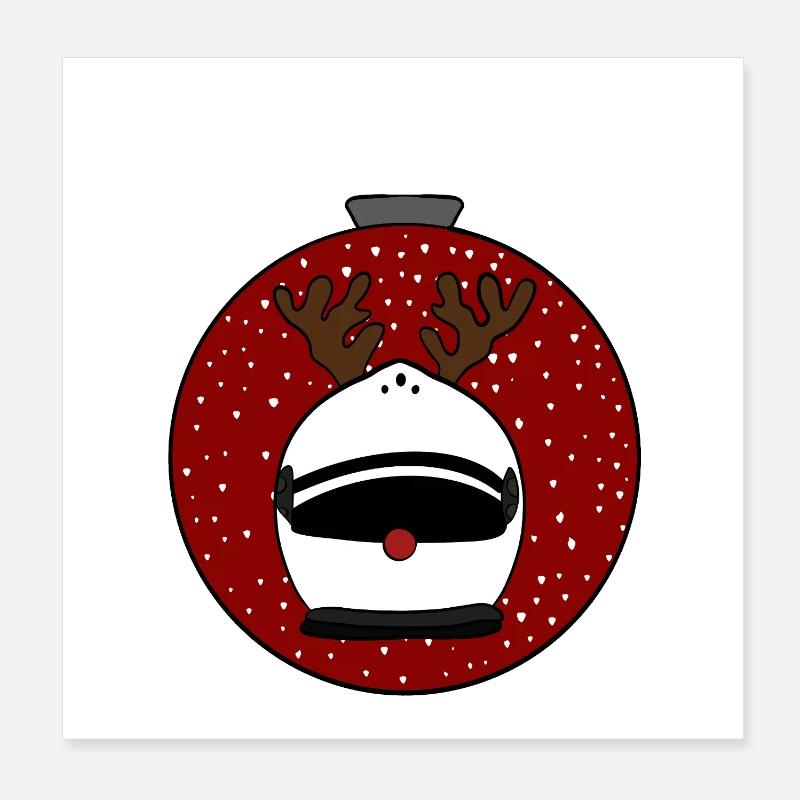 Motocyclette Poster 20 x 20 cm