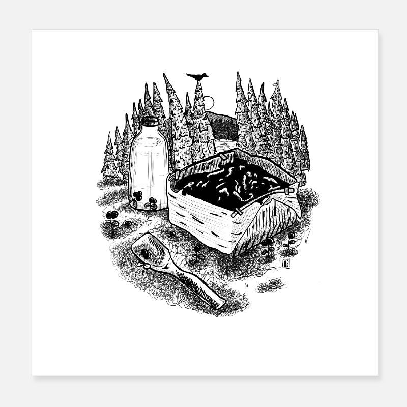Mammia_notxt Poster 20x20 cm