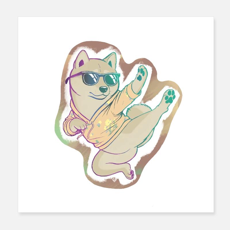 Shibaki Poster 20 x 20 cm