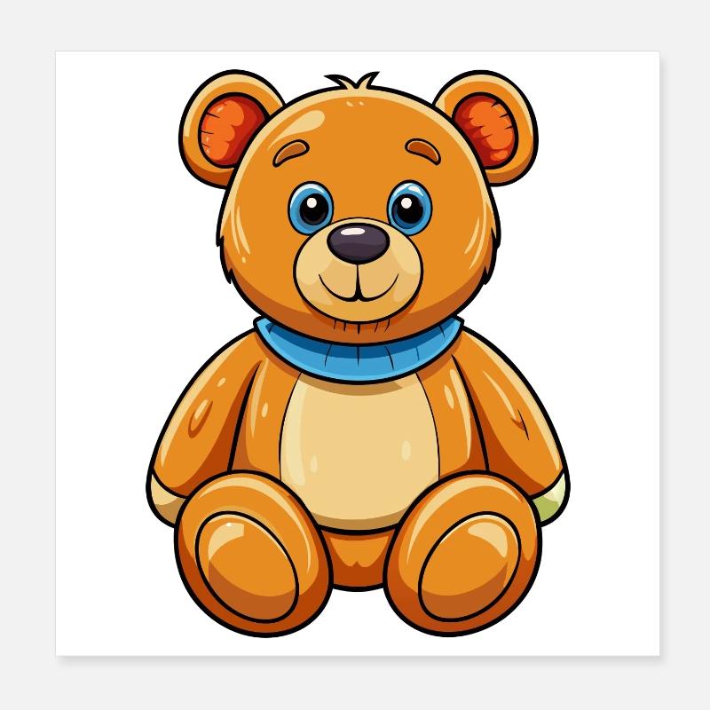 nounours Poster 20 x 20 cm