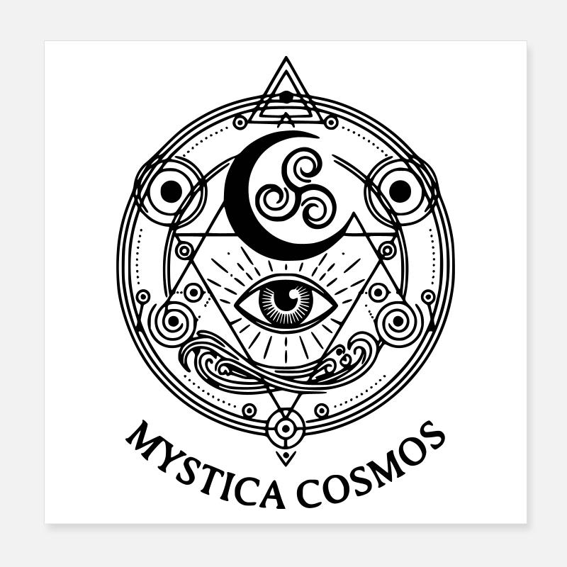 Mystica Cosmos Poster 8" x 8" (20x20 cm)
