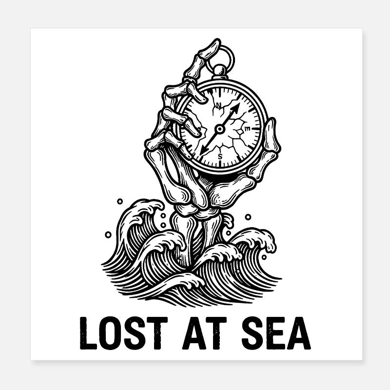 Eternal Navigation Poster 8" x 8" (20x20 cm)