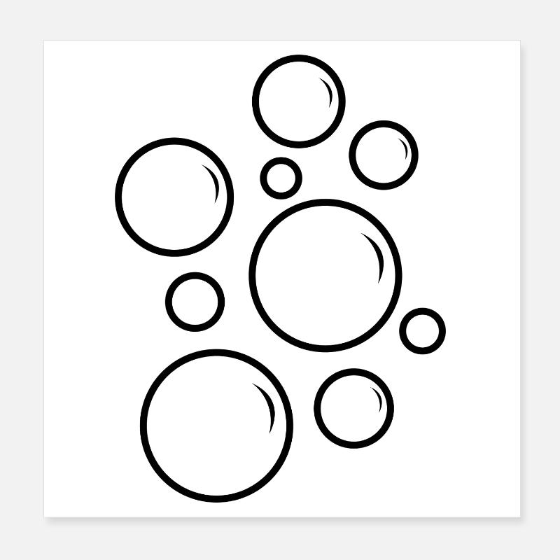 Blase Poster 20x20 cm
