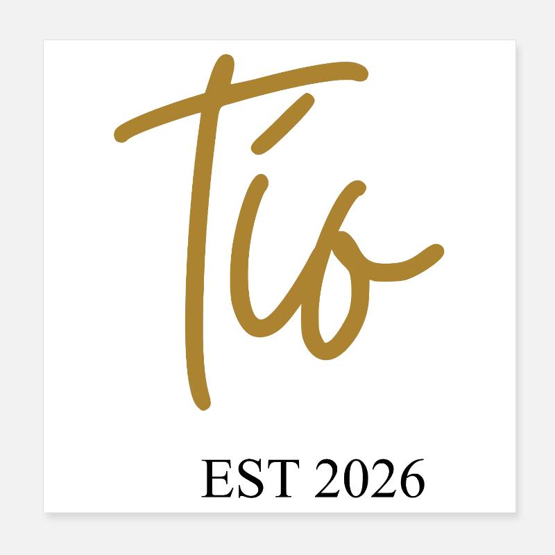 Oncle EST 2026 Poster 20 x 20 cm