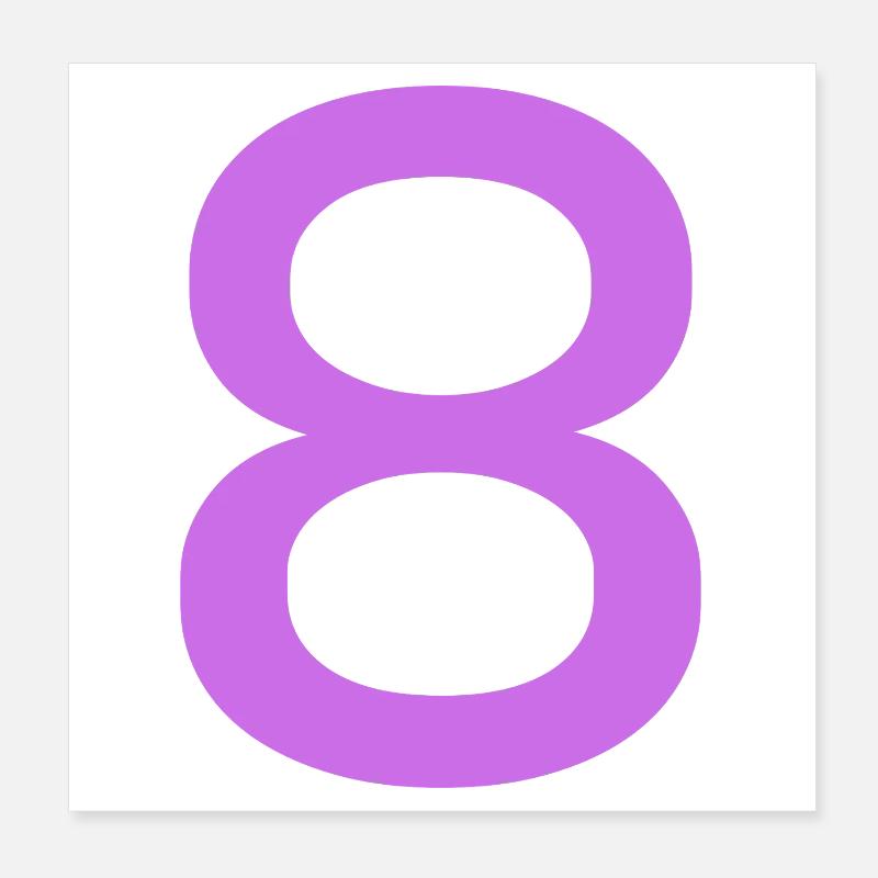 8 Poster 20x20 cm