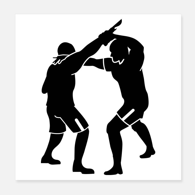 krav maga Poster 20x20 cm