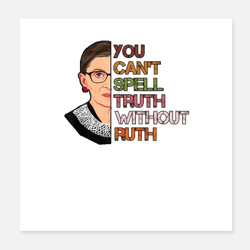 Truth Without Ruth Icon Poster 8" x 8" (20x20 cm)