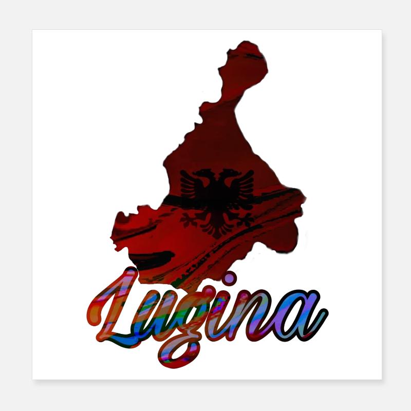 Lugina Poster 8" x 8" (20x20 cm)
