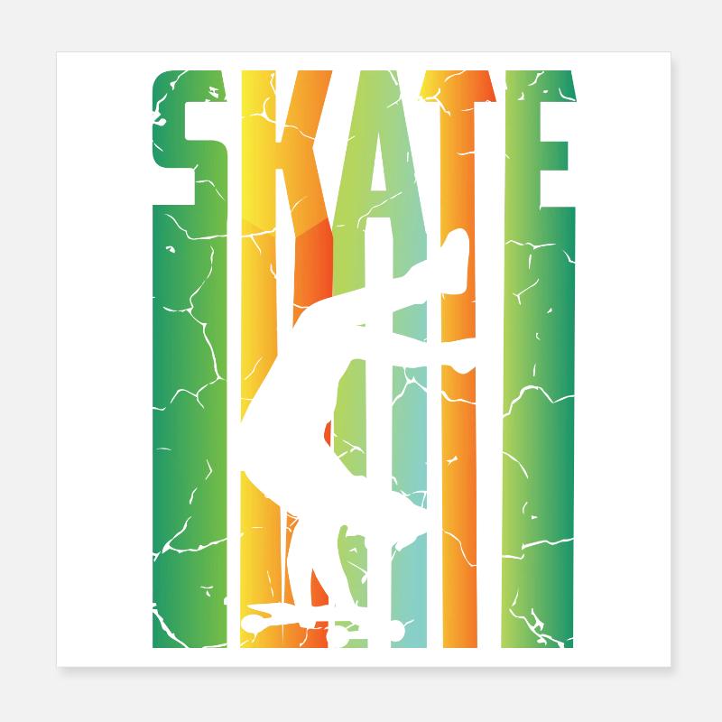 Skateboard Rider Poster 20 x 20 cm