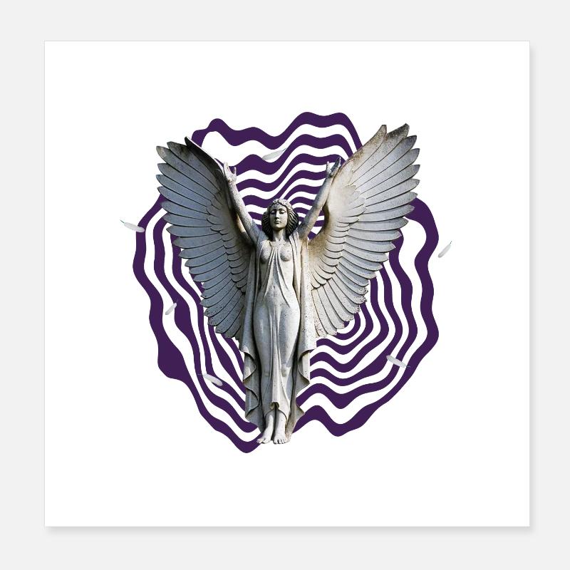 Fallen Angel Poster 8" x 8" (20x20 cm)