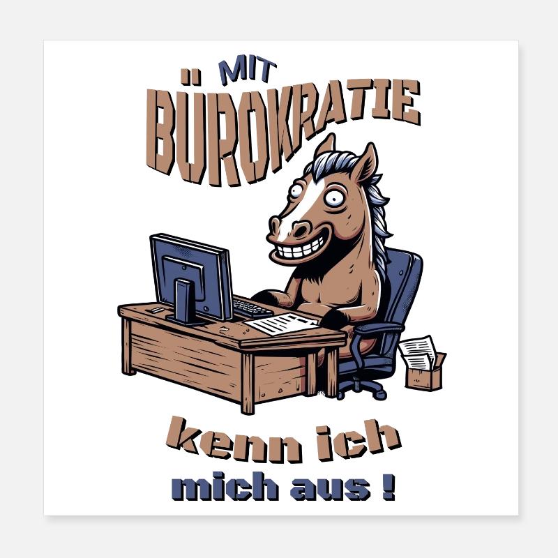 Bureau Hengst Poster 20 x 20 cm