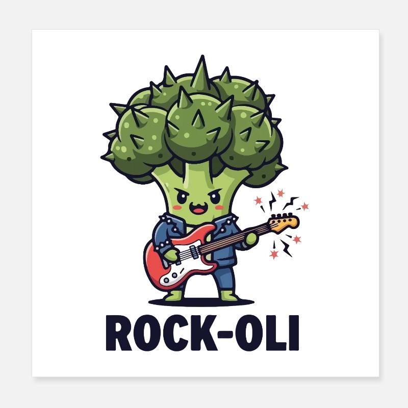 Brocco-Rocker Poster 20 x 20 cm