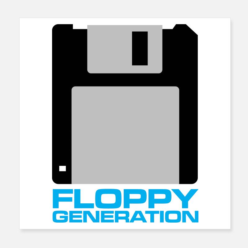 Diskette Generation 3.5 Poster 20x20 cm