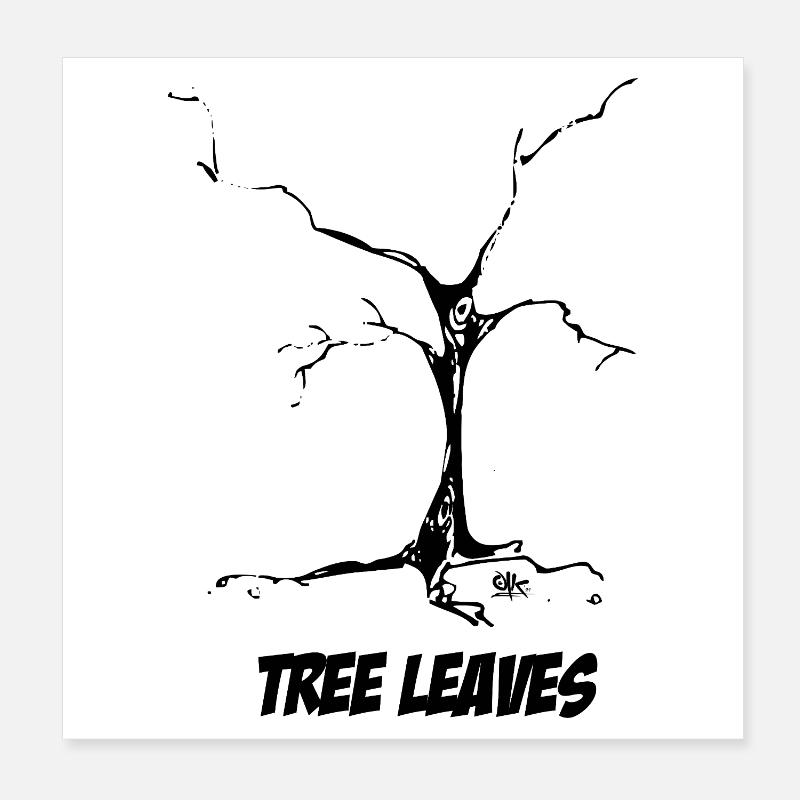 Arbre Poster 20 x 20 cm