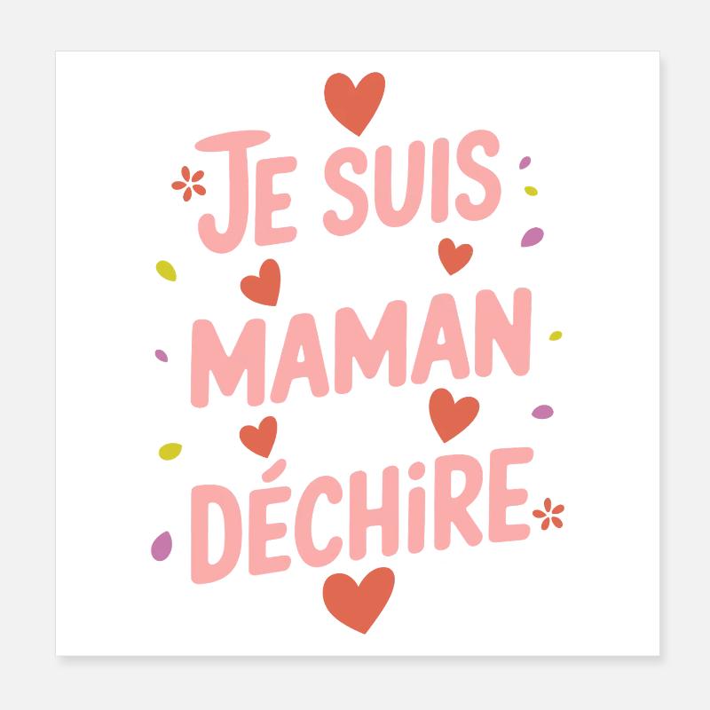I'm a Killer Mom Poster 8" x 8" (20x20 cm)