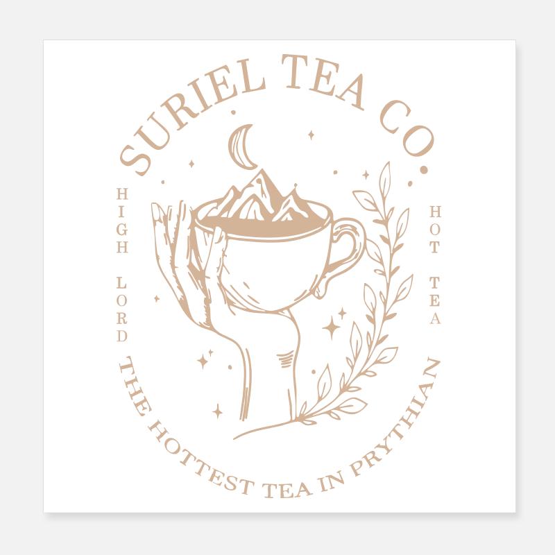 Chemise Suriel Tea Co Poster 20 x 20 cm