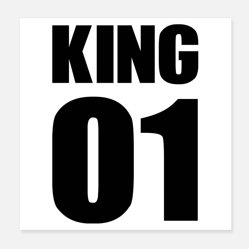 king_01 Poster 20 x 20 cm