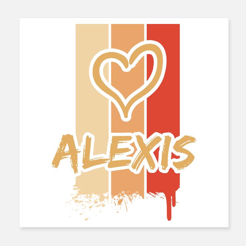 Alexis Poster 20 x 20 cm