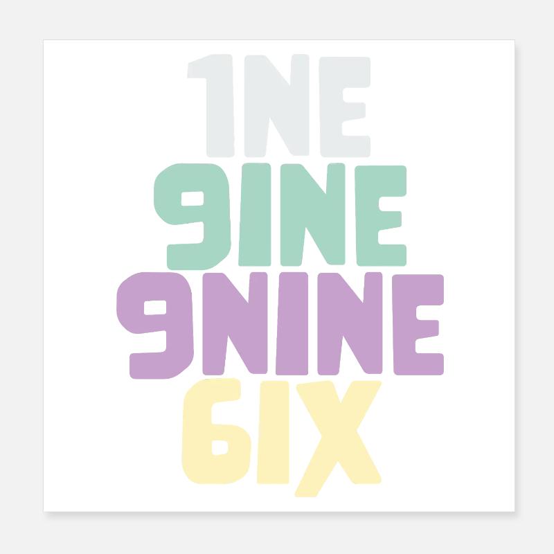 Millésime 1996 Poster 20 x 20 cm