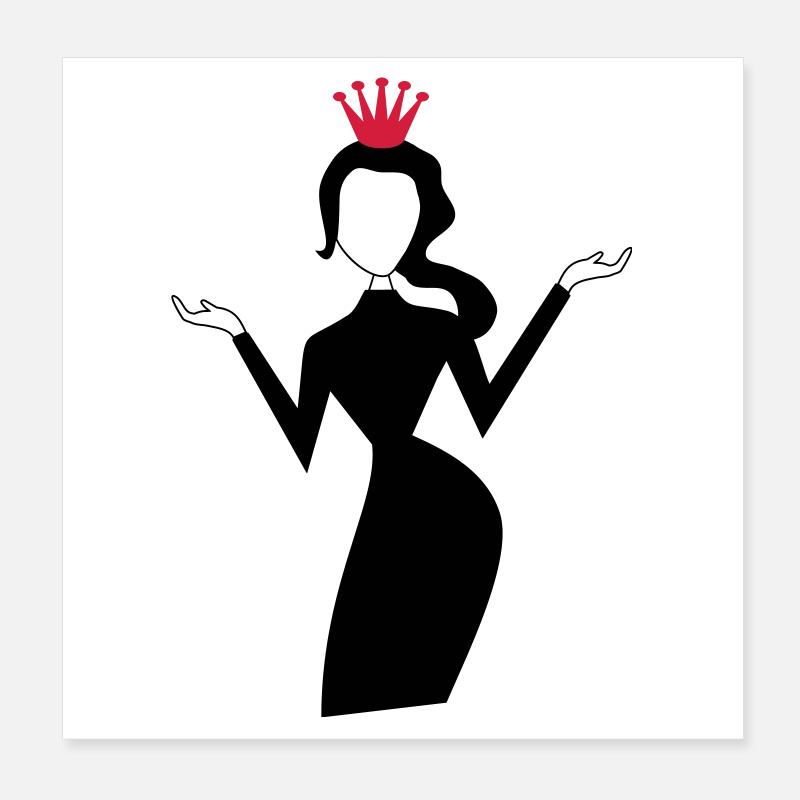 Topmodel Poster 20x20 cm