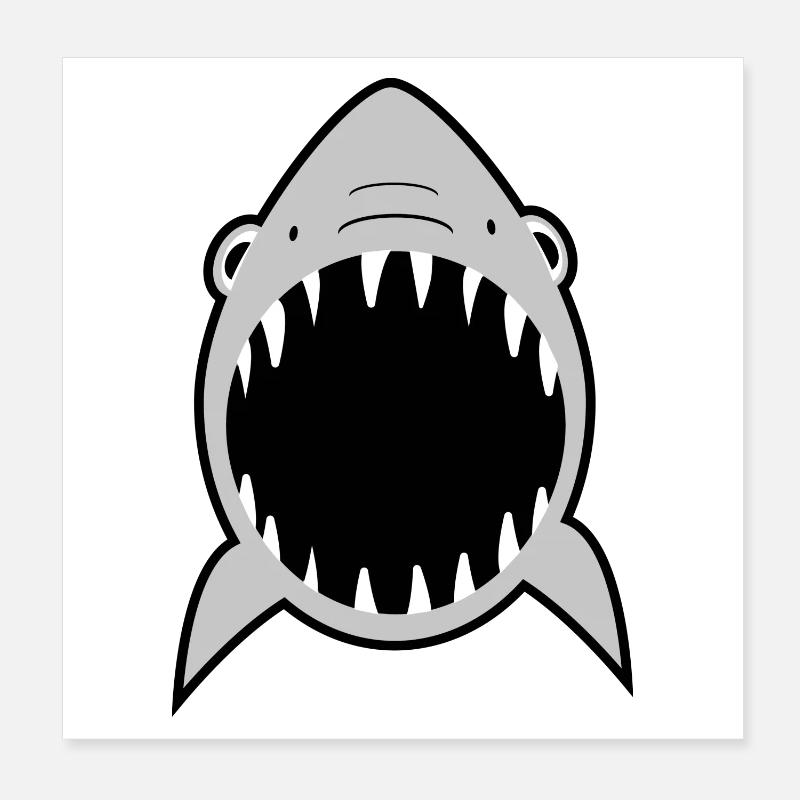 Hai Poster 20x20 cm