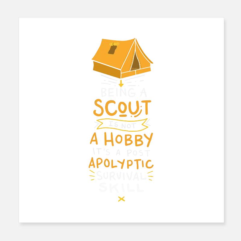 scout Poster 8" x 8" (20x20 cm)