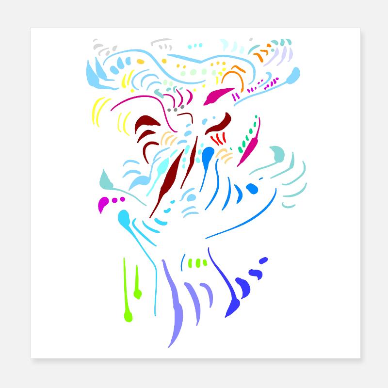 TRIBALE 30 05 Poster 20 x 20 cm