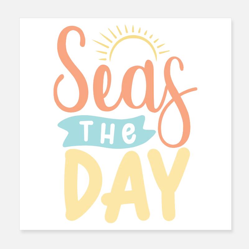 Meere Der Tag Poster 20x20 cm