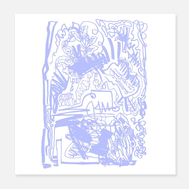 CHAOS Poster 20x20 cm