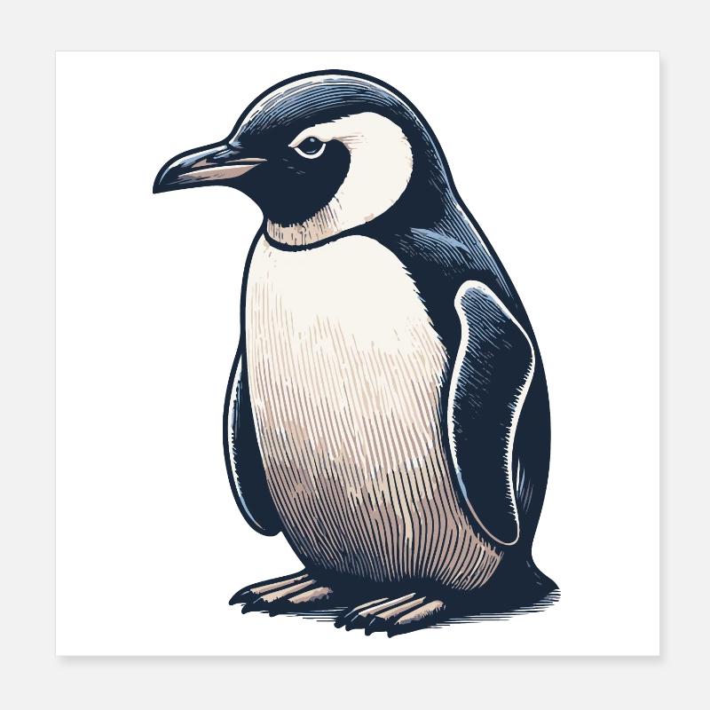 Pengu Poster 20 x 20 cm